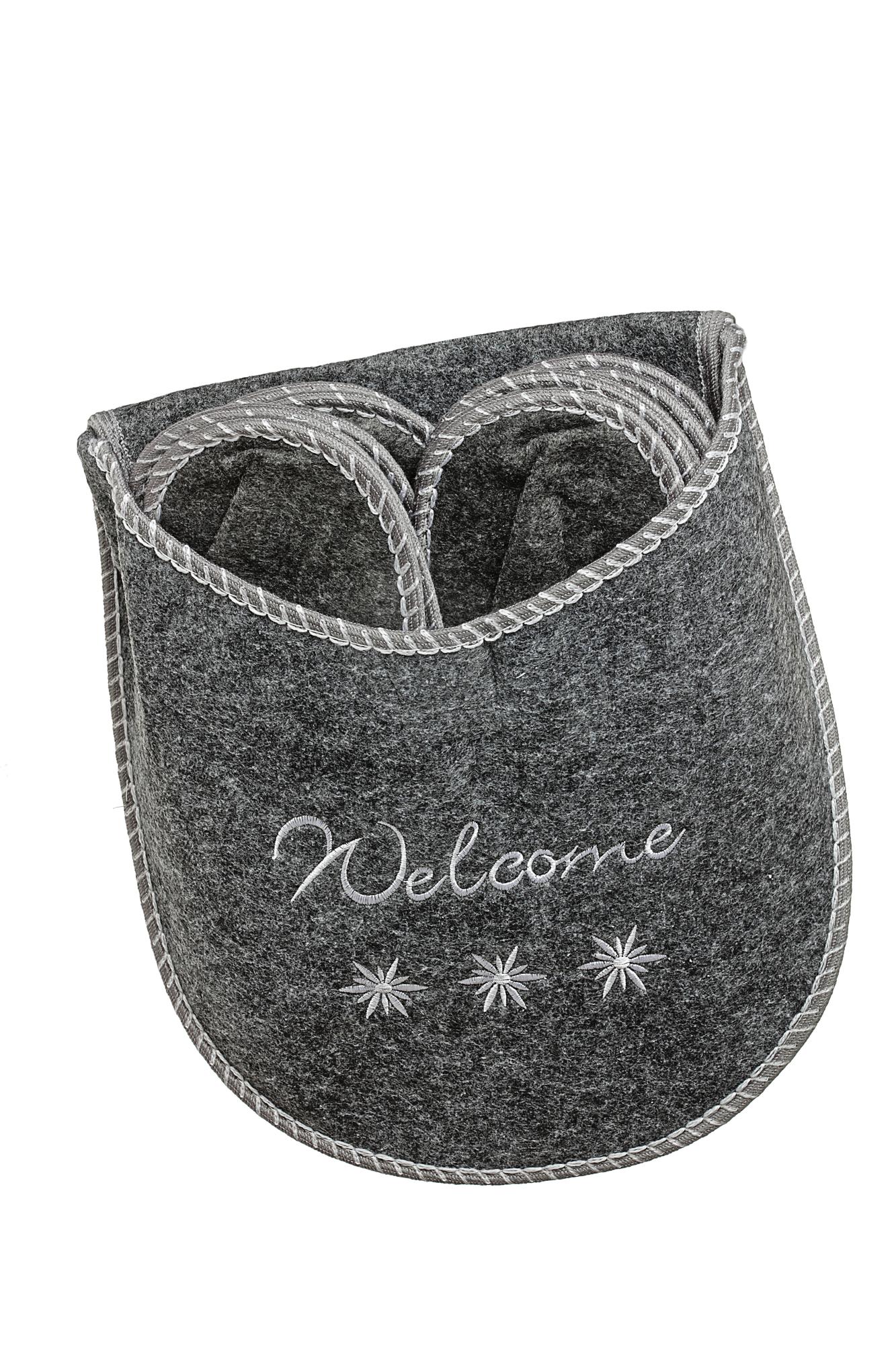 embroidered patch on a tote bag